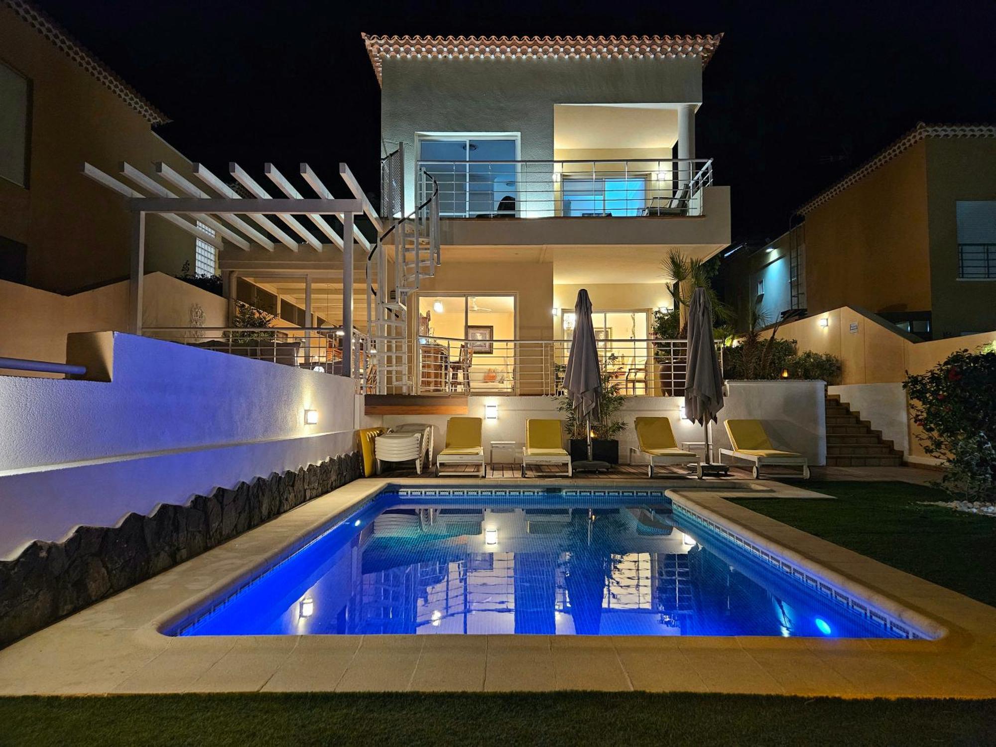 My Island Escape - Sea Views - Private Pool, Sauna Puerto de Santiago  Dış mekan fotoğraf